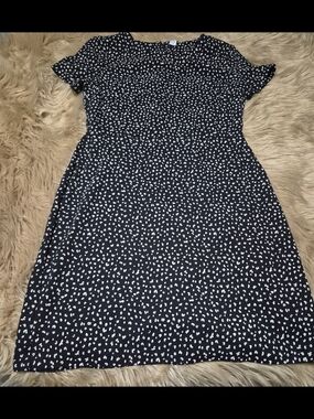 Black and White Mini Dress Short Sleeve